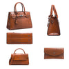 3 In 1 Crocodile Print Diagonal Cross-Body Bag Large Capacity Tote Bag