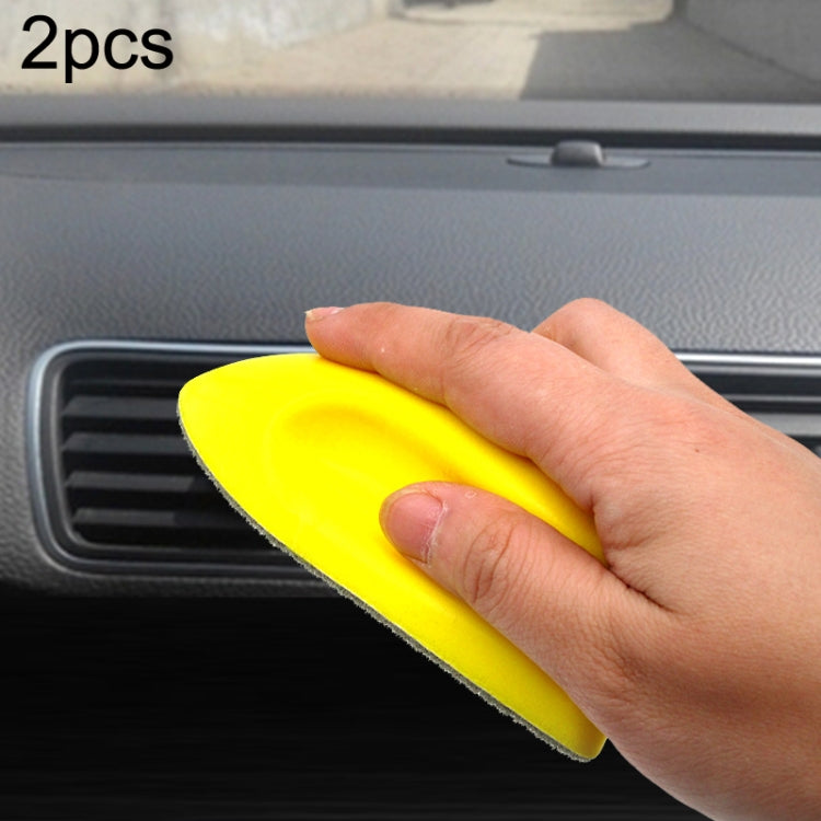 2pcs Car Sewing Multi-function Nano Clean Brush Interior Leather Seat