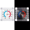 Square Window Door Thermometer Pointer Type Cold And Summer Table