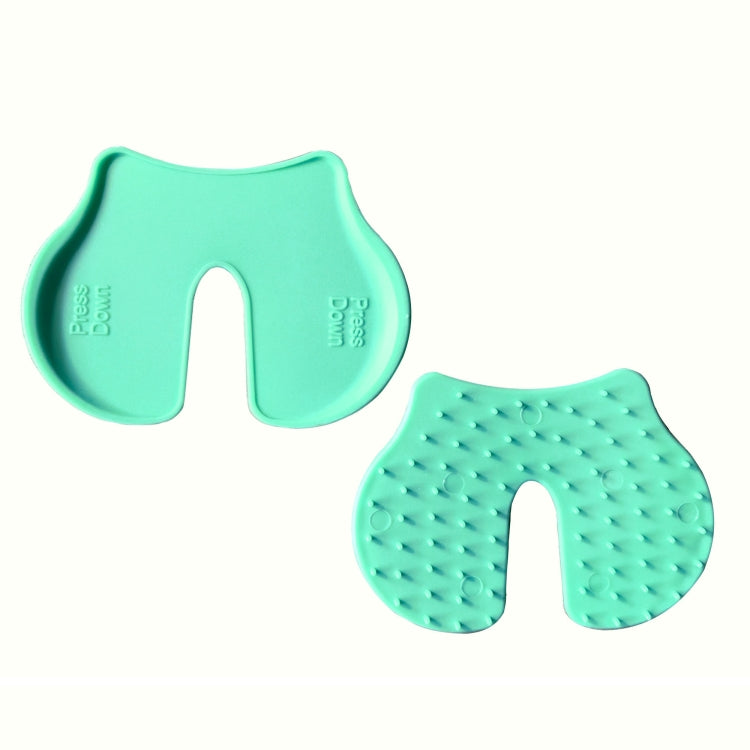 4pcs/set Injection Aid Tablet Press Firmly Can Relieve Pain Pain Blocker Device, Light Green, White