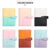 A6 YMX-012 PU Leather Budget Binder Notebook Macaron Color Matching Handbook, Macaron Color (Khaki+Pink), Macaron Color (Blue+Purple), Macaron Color (Orange+Brown), Macaron Color (Yellow+Light Green), Macaron Color (Pink+Blue), Macaron Color (White+Black)