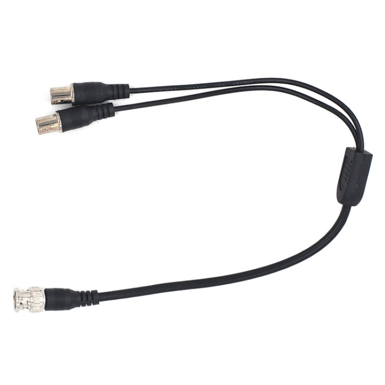 SZ015 BNC Male To 2xFemal Communication Cables VCR Coaxial Video Cable, Cable Length:0.42m, BNC Male To 2xFemal 0.42m