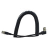 BNC Male Straight Head To Elbow Head Coaxial Spring Cable Video Cable