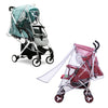 Baby Stroller Rain Cover Windproof Dustproof Raincoat High Landscape Special Rain Cover, EVA Half Open Window Rain Cover, EVA Double Open Zipper Rain Cover