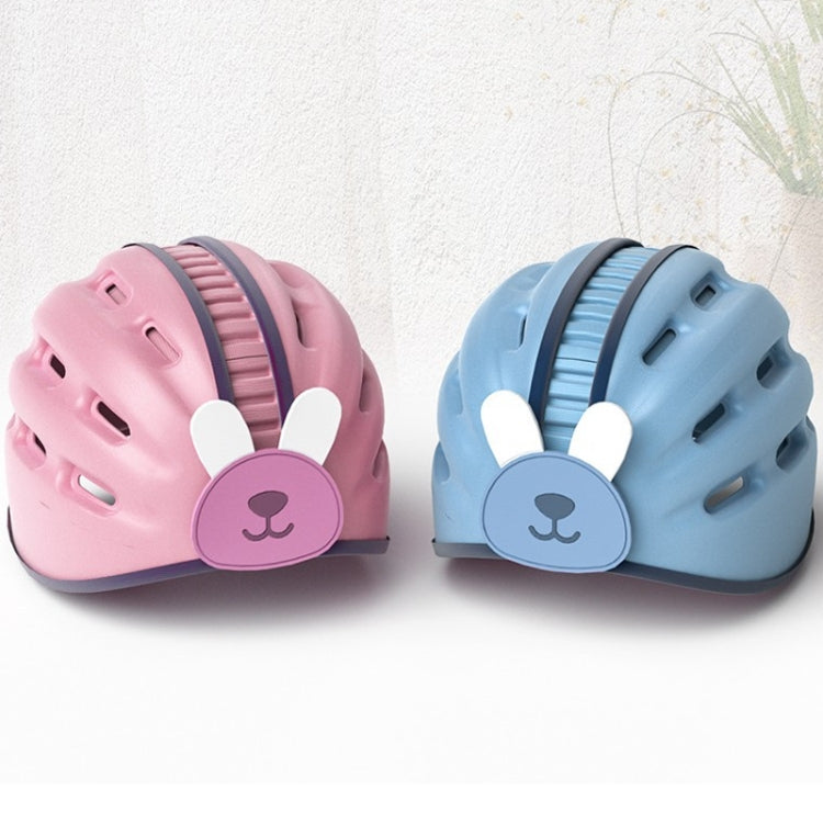 Soft Baby Helmet Safety Hat Toddler Anti-collision Protective Hat for Baby Walking, Blue Rabbit, Pink Rabbit, Lion Orange, Lion Brown
