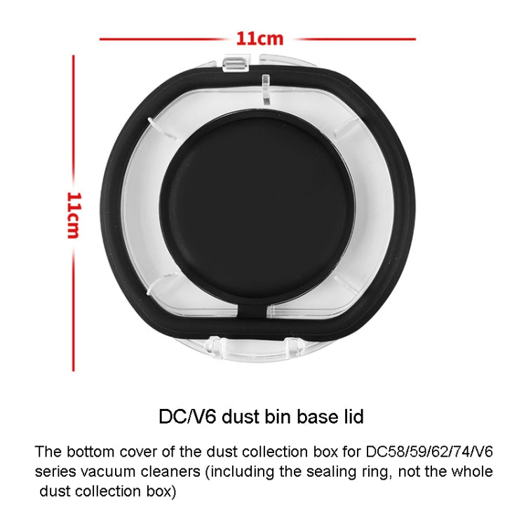 For Dyson V10 Slim / V12 Slim / V12 Dust Bin Sealing Ring  Vacuum Cleaner Replacement Accessories, For Dyson V6 Dust Bin Base Lid, For Dyson V7 V8 Dust Bin Base Lid, For Dyson V10 V11 Dust Bin Base Lid, For Dyson V10 Dust Bin Sealing Ring��������������...