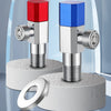 Eight Sides With Check Valve Pure Copper Angle Valve High Flow Water Inlet Valve, Eight Sides With Check Valve Blue Wheel, Eight Sides With Check Valve Red Wheel