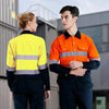 Pure Cotton Long-sleeved Reflective Clothes Overalls Work Clothes, XXL, XXXXL, S, XL