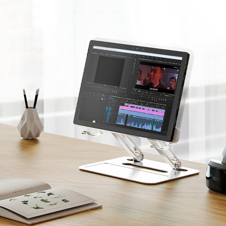 Aluminum Alloy + Acrylic Reading Rack Desktop Liftable Tablet PC Holder,Sepc:, A Type, B Type, C Type