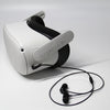 For Meta Quest 2 VR Glasses Ear-in Headset 3.5 Elbow Aluminum Earphones