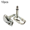 10pcs 6.35mm Right Angle Guitar Plug Audio Microphone Amplifier
