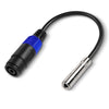 Audio Cable, 4 Core Ommus Female To 6.35mm Female, 4 Core Ommus Female To 6.35mm Male