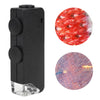 MG10081-1 60-100X Adjustable Focus Magnifier LED Light Pocket