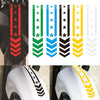 10pcs Motorcycle Car Fender Reflective Sticker Modified Decorative Waterproof Sticker, Arrow Star(Black), Arrow Star(White), Arrow Star(Blue), Arrow Star(Yellow), Arrow Star (Red), Arrow Star (Colorful Laser)