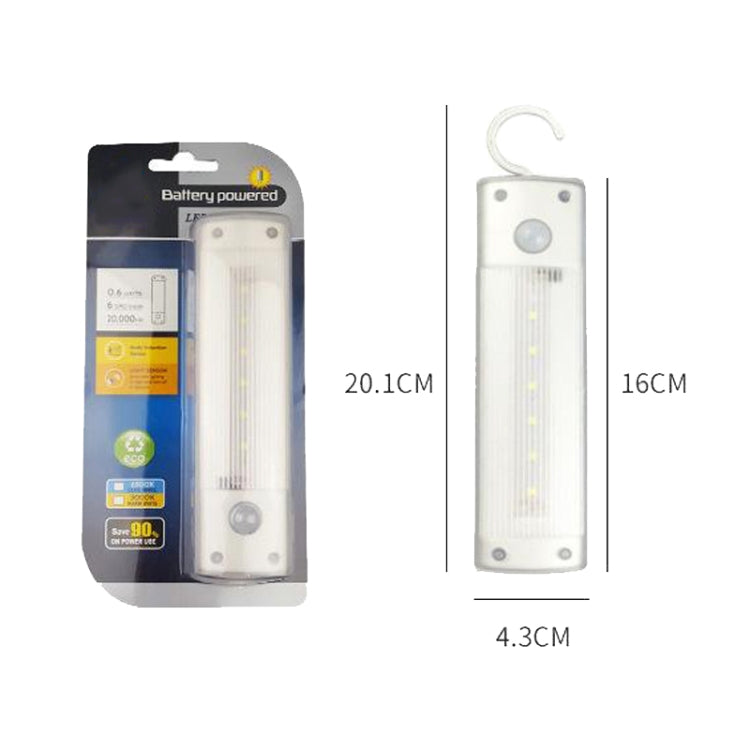 HWX-001 LED Smart Sensing Light Corridor Wireless Night Lamp, HWX-001 (White Light)