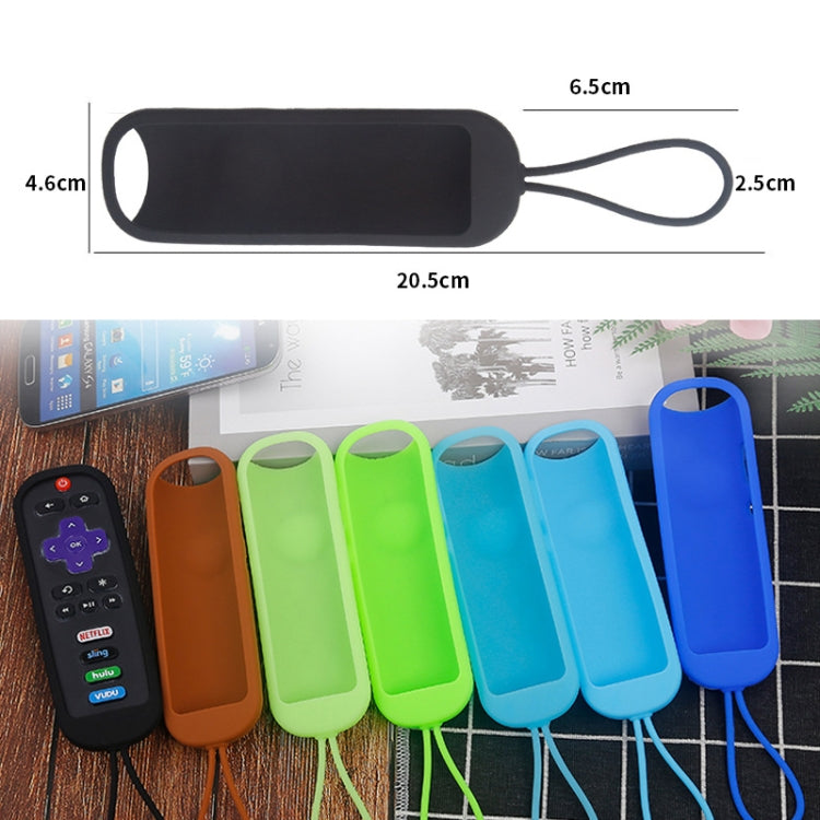 For TCL Roku RC280/RC282 2pcs Oval Remote Control Silicone Case