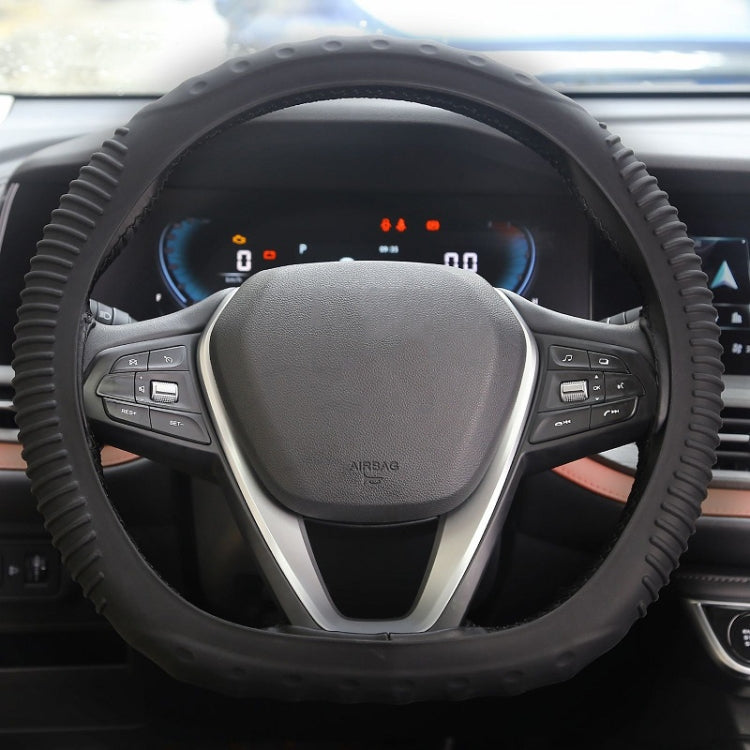 Silicone Non-slip Wear-resistant Concave Point Car Steering Wheel