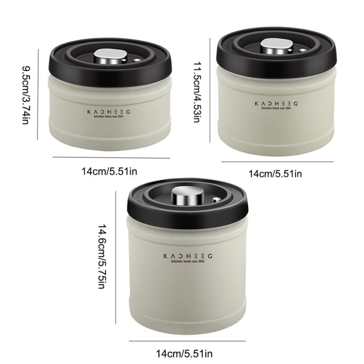 Kacheeg Sealing Can Pressed Vacuum Coffee Bean Tea Cans, Capacity:, 750ml, 1100ml, 1600ml