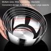 Kacheeg 316 Stainless Steel Basin Food Grade Thickened Kitchen Kneading Basin, Size:, 24cm, 26cm, 28cm, 30cm, 32cm
