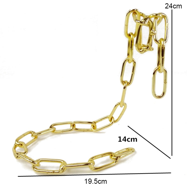 TYJJ-023 Multifunctional Three-dimensional Chain Wine Bottle Rack Household Decorative Ornaments, Chain (Gold), Chain (Silver), Chain (Bronze)