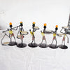 Retro Wrought Iron Man-shaped Candlestick Ornament Restaurant Table Decoration Props, 20, 21, 22, 23, 26, 27