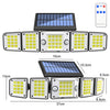 Outdoor Waterproof Solar Human Body Double Induction Wall Light, TY10707 One-piece, TY10710 Split