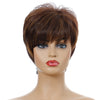 WIG-155 Ladies Short Curly Wig High Temperature Silk Chemical Fiber Headgear, WIG-155