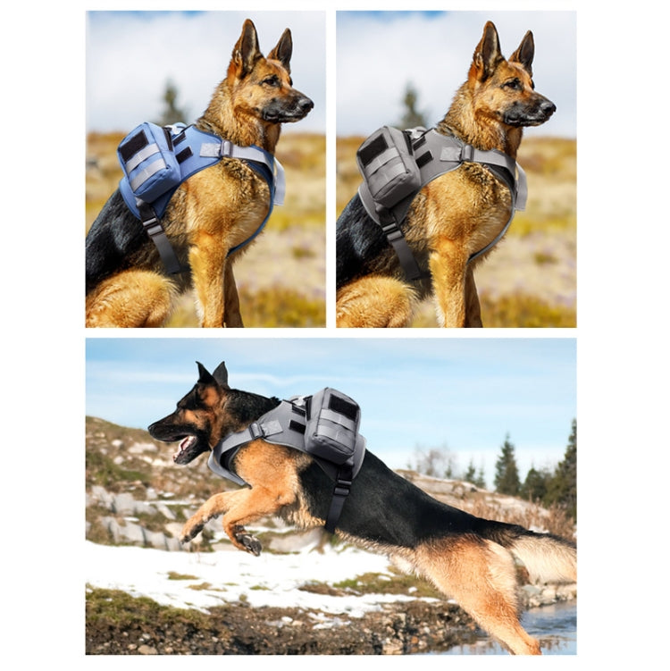 Dog Explosion-proof Chest Strap With Detachable Combination Backpack, S, M, L