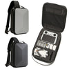 For DJI Mini 3 / Mini 3 Pro Hard Shell Storage Bag Box Chest Bag Shoulder Bag Messenger Bag, M3-010 (Dark Gray), M3-010 (Silver)