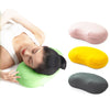 Memory Foam Pillow Bread Pillow Neck Pillow Relieve Cervical Pressure, 42 x 21.5 x 10cm (Pink), 42 x 21.5 x 10cm cm(Dark Gray), 42 x 21.5 x 10cm Green, 42 x 21.5 x 10cm Yellow