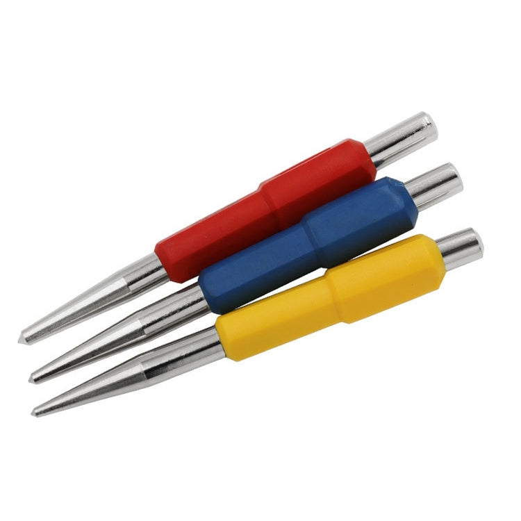 High Hardness Cylindrical Center Punch Drilling Positioning Tools, 3pcs/set Center Punch