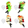 Diver Aquarium Pendant Fish Tank Aquascape Ornament Decoration, Fluorescent, Fluorescent Green, With Camera Fluorescent, With Camera Fluorescent Green