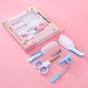JR-6001 6 in 1 Baby Care Cleaning Kit Nail Scissors Combination Set, Two-color Pink, Two-color Blue, Blue, Pink