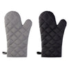 Cotton Insulated Diamond Thickened Gloves Hookable Storage Oven Microwave Baking Gloves