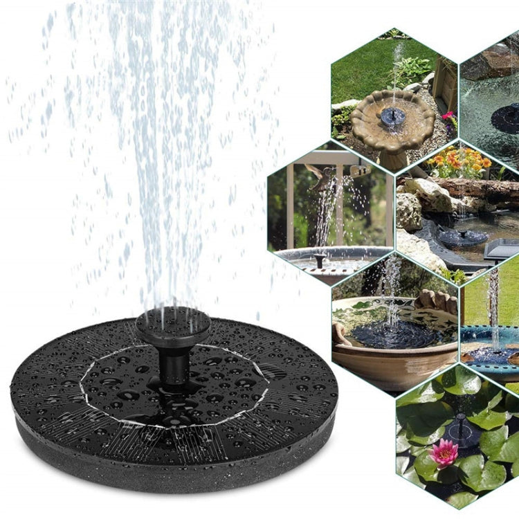 Solar Water Fountain Pool Outdoor Bird Bath Solar Powered Fountain Floating Water, 13cm, 16cm
