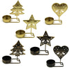 DH2303-03 Metal Retro Iron Art Candlesticks Ornament Table Candle Cup Decoration Props, A Gold, A Black Gold, B Gold, B Black Gold, C Gold, C Black Gold, Christmas A Gold, Christmas A Black Gold, Christmas B Gold, Christmas B Black Gold, Christmas C Go...