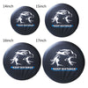 PVC Faux Leather Spare Wheel Cover Rear Tire Protector, 15 inch