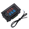 W2809 Digital Display Dual Display Thermostat Hatching Pet House Intelligent Waterproof NTC Temperature Control Instrument, W2809