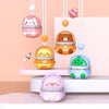 CS1327 Small USB Charging Cartoon Hanging Neck Fan Portable Leafless Silent Mini Fan
