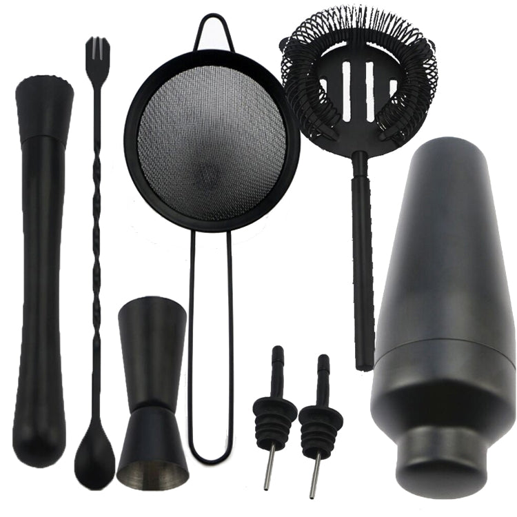 8 In 1 Stainless Steel Bartender Set Cocktail Tools, 8 In 1