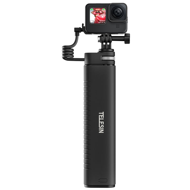 TELESIN Charging Selfie Stick 10000mah Power Bank Universal For Sports Camera & Smart Phone, TE-CSS-001