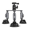 TELESIN Suction Cup Action Camera Tripod Mount for Car Holder Stand Bracket, TELESIN Triangle
