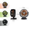 F611 Rotatable Multi-angle Air Supply Car Silent Fan