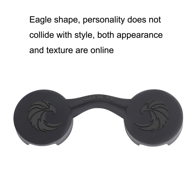 For DJI Goggles 2 Sunnylife AT-BHT565 Dustproof Lens Protective Cover VR Glasses Silicon Cover, AT-BHT565 Black