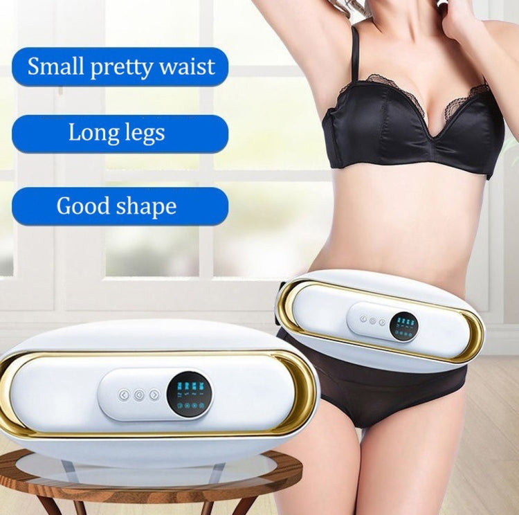 Smart Abdominal Massage Hot Compress Belt Girls Menstrual Period Massager, Far Infrared Green, Far Infrared  White