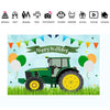 Tractor Theme Birthday Backdrop Boy Farm Happy Birthday Background Party Decorations, 150x100cm, 210x150cm, 180x180cm, 210x180cm