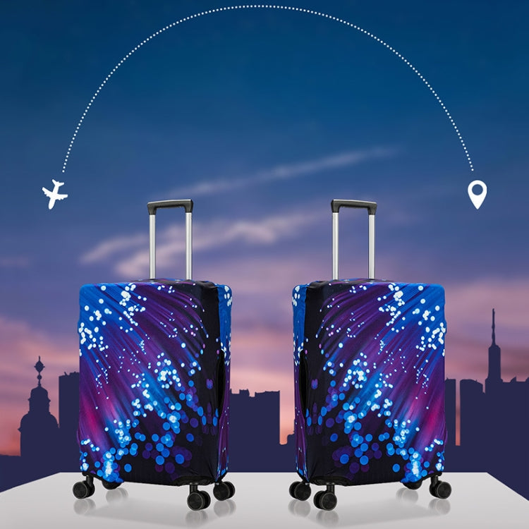 Graffiti Luggage Dust Cover Outdoor Travel Thick Elastic Luggage Protective Cover, S (17-20 inches), M (20-22 inches), L (22-24 inches)