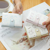 Cartoon Cute Bear Printed Wallet Large Capacity Buckle Tri-Fold Short Wallet