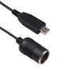 12W Power Driving Recorder TYPE-C to Cigarette Lighter Socket, 60cm, 1.2m