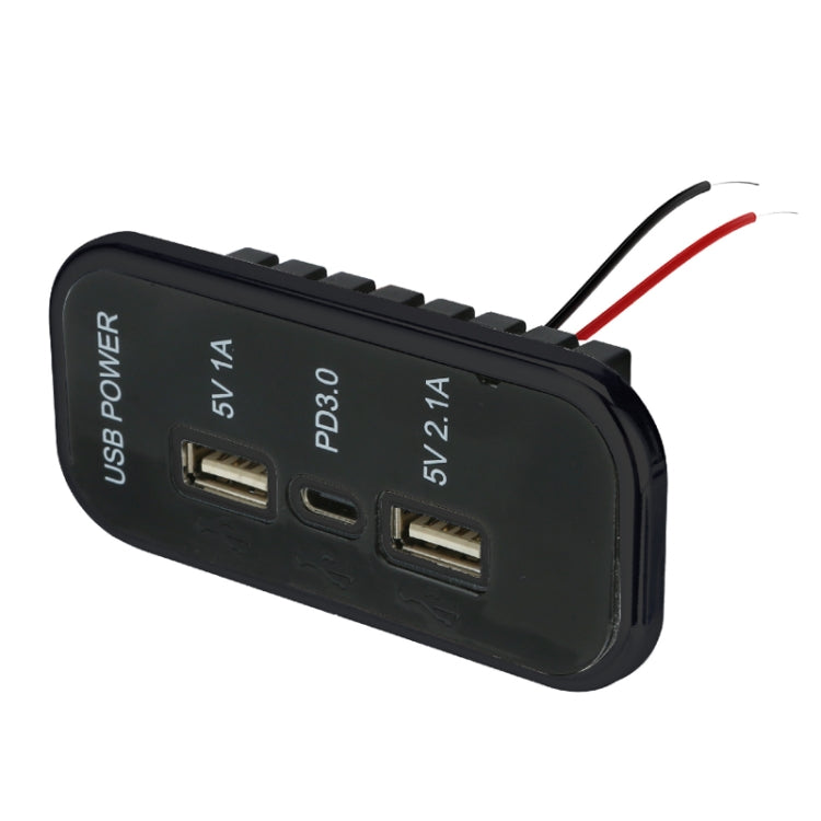 12/24V USB+Type-C Car